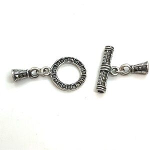 New Sterling Marcasite Toggle Clasp!!!